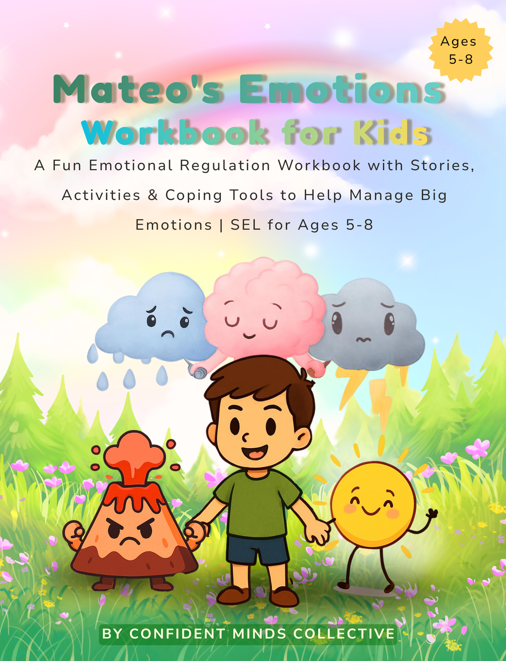 Big Feelings Workbook for Kids | SEL Activities for Emotions | English & Spanish Editions | Ages 5–8